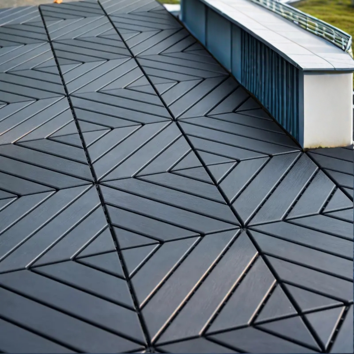 Streamdale Furniture 27-Pack Plastic Interlocking Deck Tiles - 12