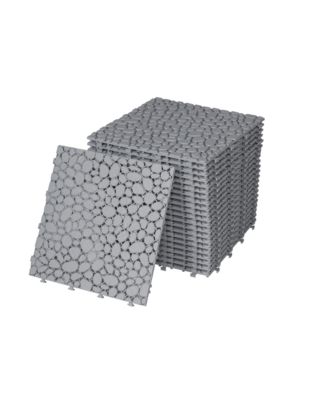 Streamdale Gray Interlocking Deck Tiles (60)