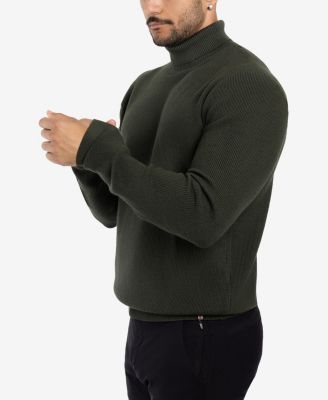 Men's Ribbed Turtle Neck Sweater