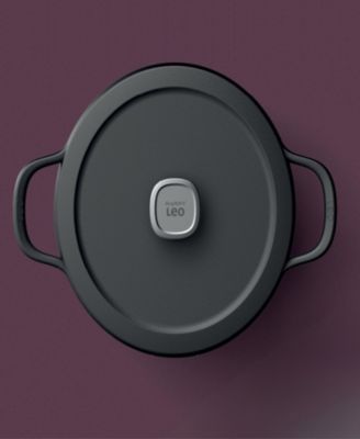 Leo Graphite 3.2qt. Enameled Cast Iron Stockpot, 8"