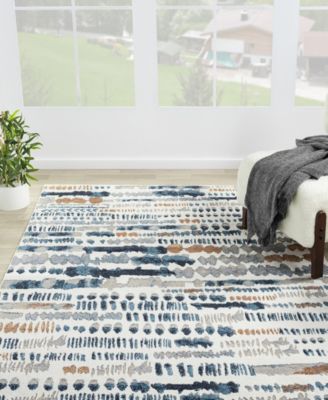 Lr Home Willa Vis 645 Rug Collection In Blue,gray