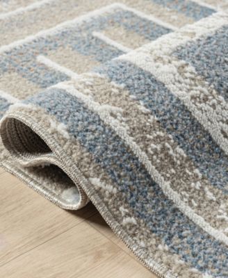 Lr Home Willa Vis 647 Rug Collection In Beige,blue