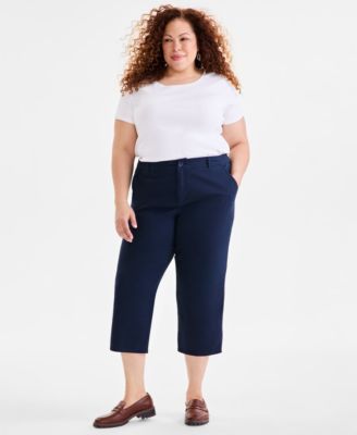 Plus Size Comfort Capri Pants, Macy's  Exclusive