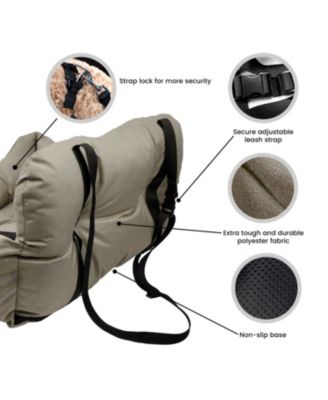 Dog Beds for Cars, Booster Safety Car Seats for Small Dogs, Travel Pet Bed, Seat Belt Compatible