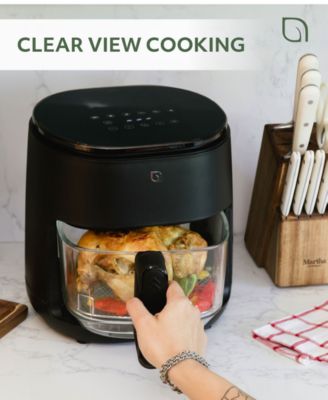 5QT Digital Glass Air Fryer - Self-Cleaning, Digital Touch Screen, Healthier Frying, Watch Your Food Cook