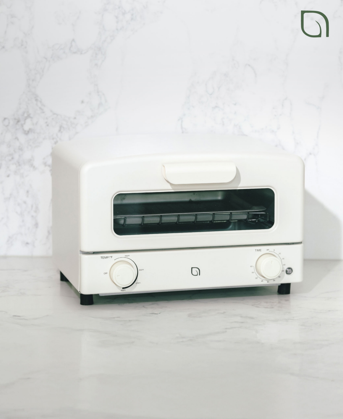 Willow Kitchen Compact Toaster Oven - Toasts and Bakes with 4 Slice or Pizza Capacity, Crumb Tray, Baking Rack