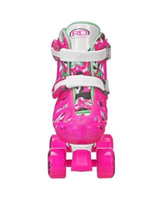 Trac Star Girl's Adjustable Roller Skates Large (3-6)