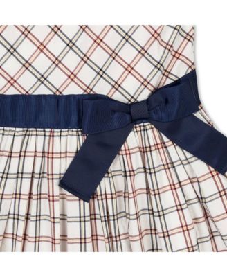 Toddler Girls Sleeveless Stretch Poplin Sash Dress