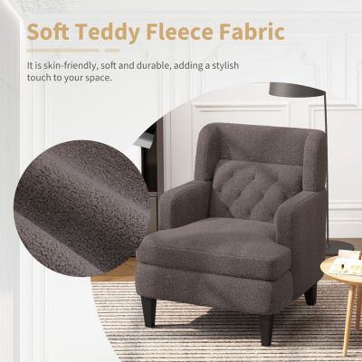 Tufted Armchair for Living Room