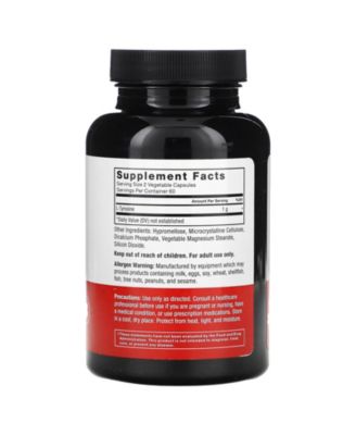 L-Tyrosine  500 mg  -  120 Vegetable Capsules