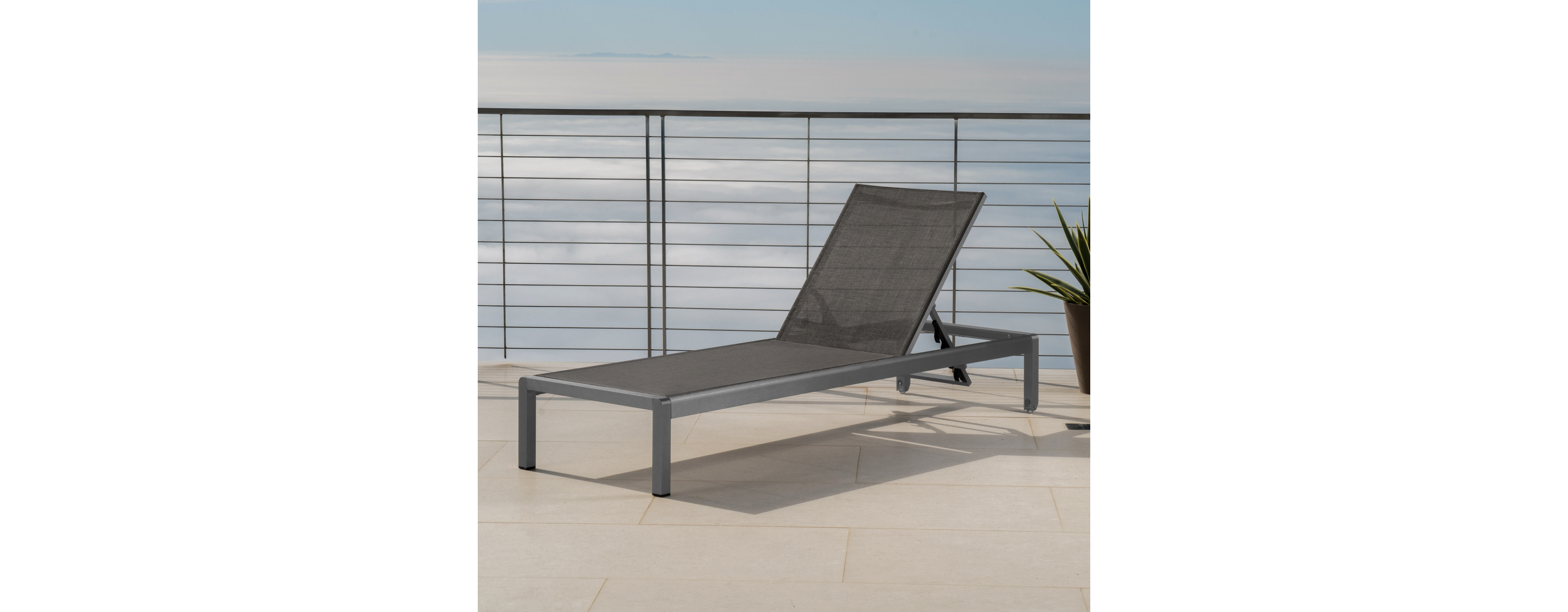 Cape Coral Kd Chaise Lounge Grey