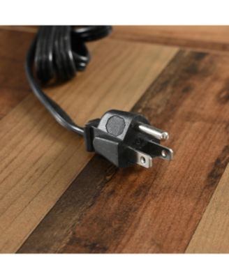 Farmhouse Coffee Table with USB & Outlets, Rustic LED Cocktail Table, 31