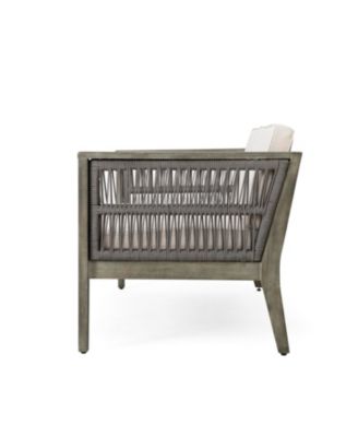 Streamdale 4-Piece Acacia Wood Patio Set with Cushions