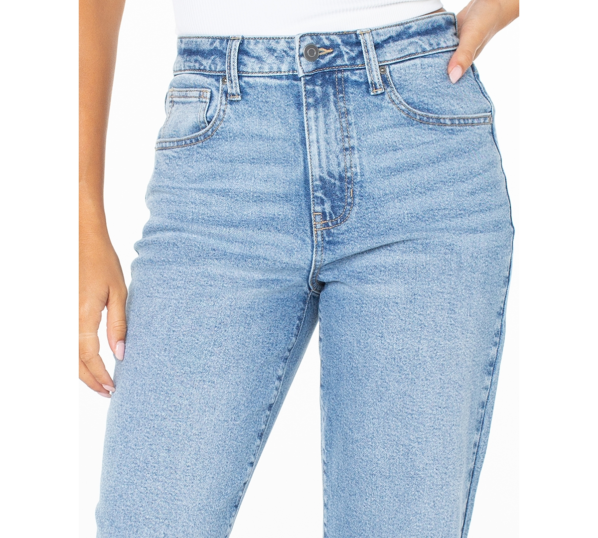 Celebrity Pink Juniors' Straight-Leg Jeans