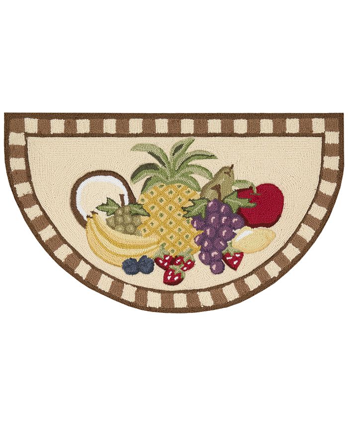 Nourison Fruit 32" x 19" Kitchen Rug Macy's