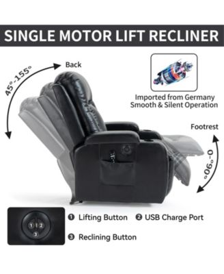 Infinite Power Lift Massage Recliner