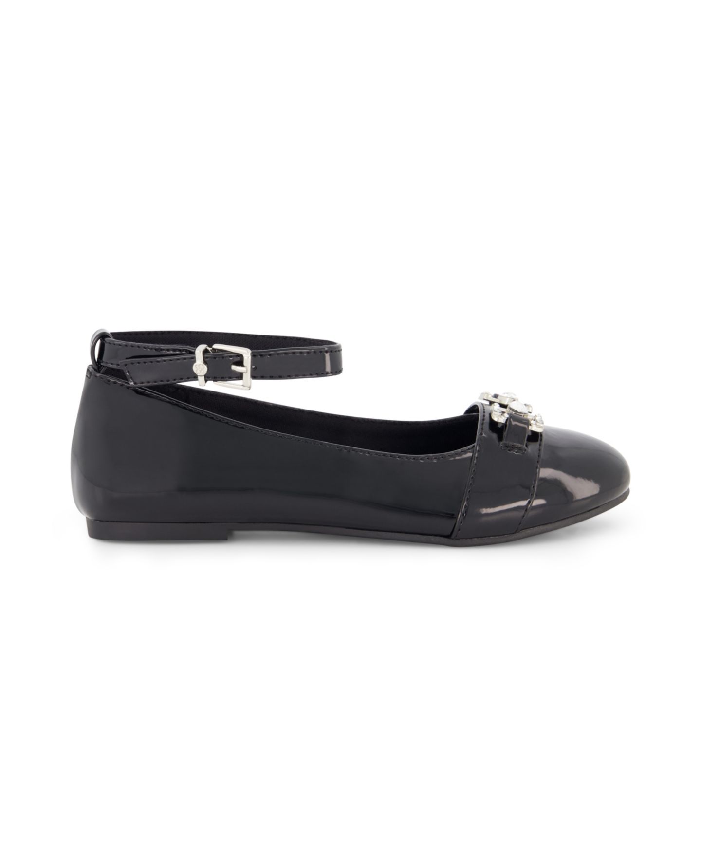 Балетки Jessica Simpson Amy Bit Ballet Flat для девочек, цвет: Чёрный — фото 5