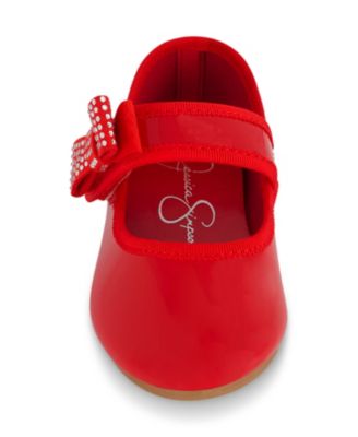 Toddler Girls Amy Crystal Bow Ballet Flat