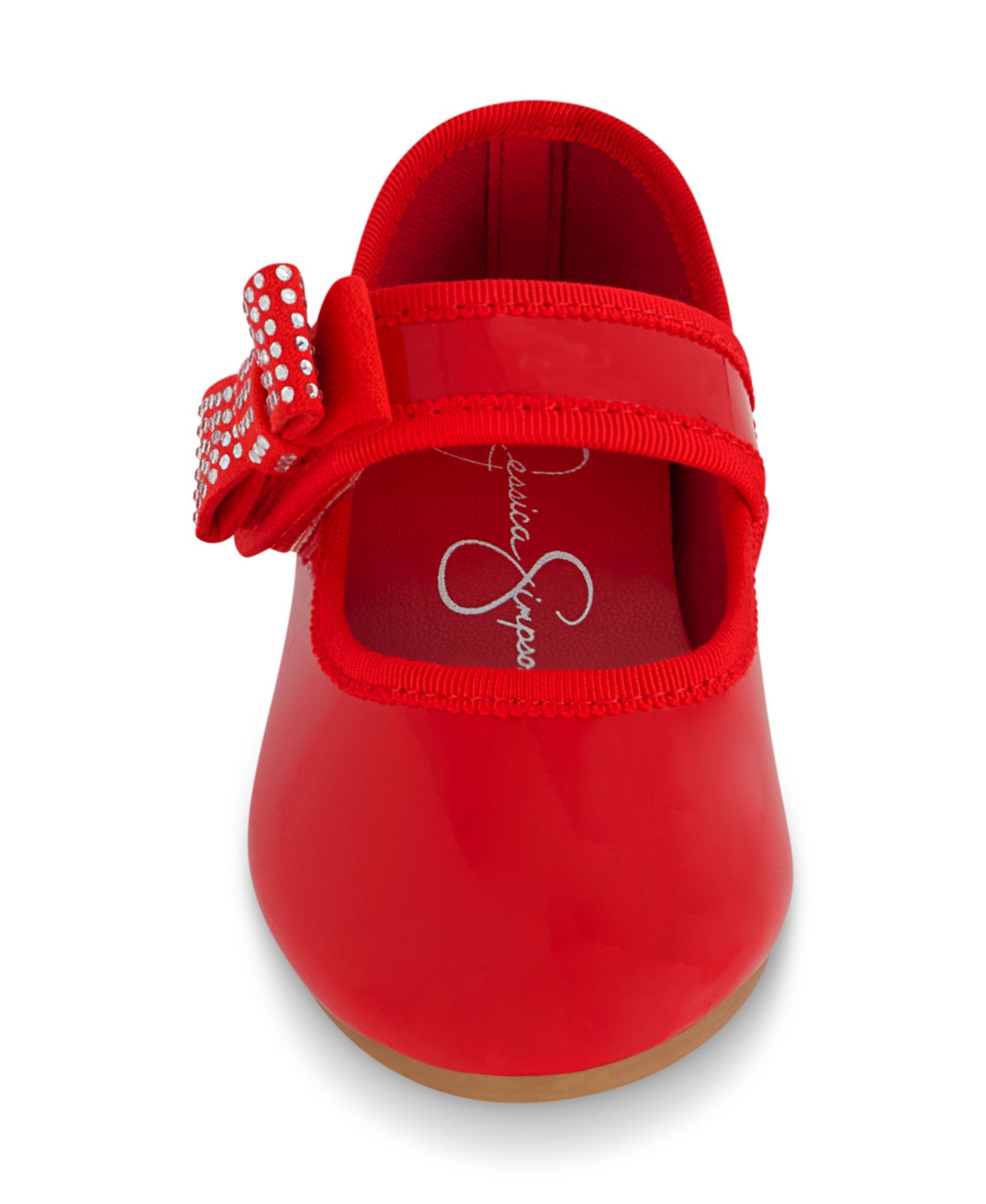 Балетки Jessica Simpson Amy Crystal Bow Ballet Flat для девочек-малышей, цвет: Золотой — фото 10