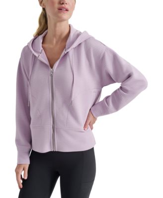 DKNY - Women's Tech Ottoman Full-Zip Hoodie