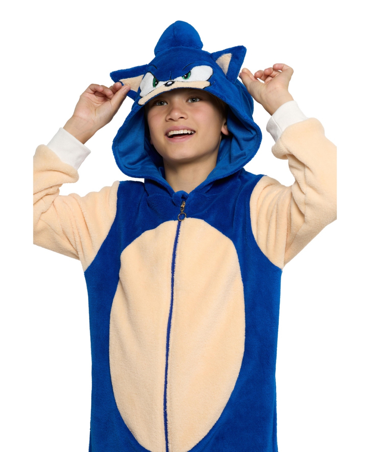 Opposuits Little Boys Sonic The Hedgehog Onesie Outfit In Blue