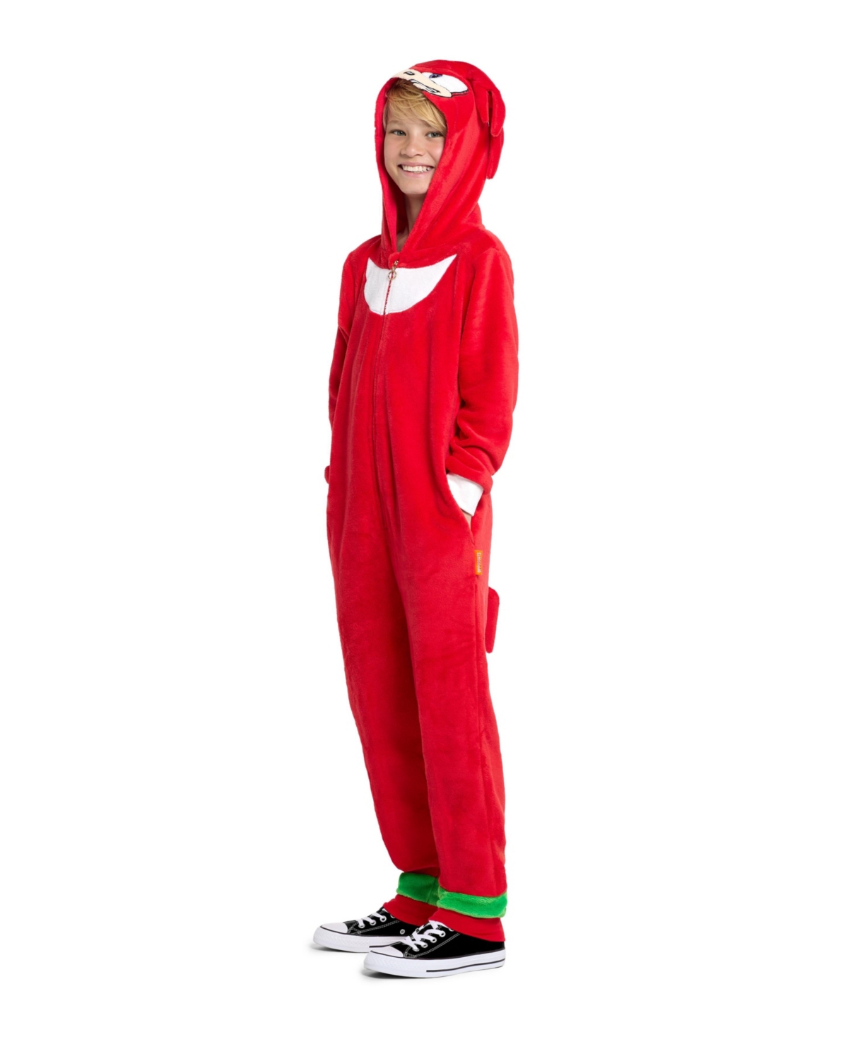 Opposuits Little Boys Knuckles Onesie Outfit In Red