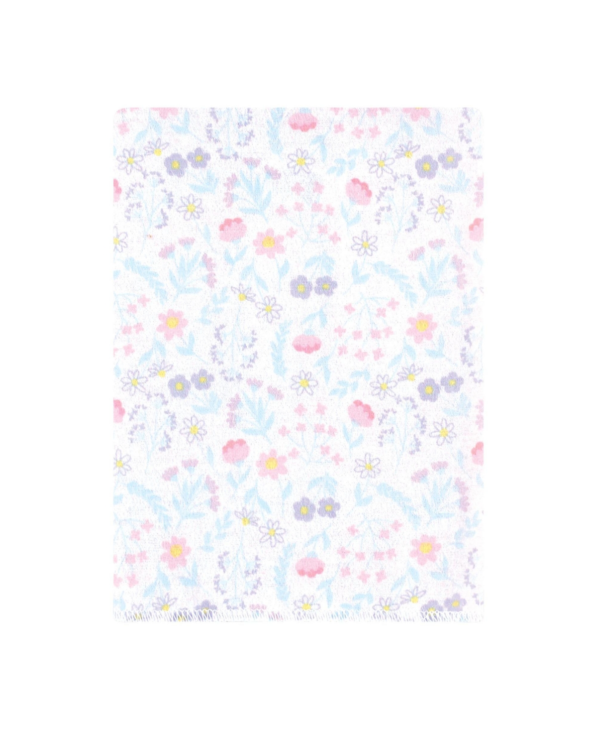 Hudson Baby Infant Girl Flannel Burp Cloth 12pk, One Size - Garden fairies