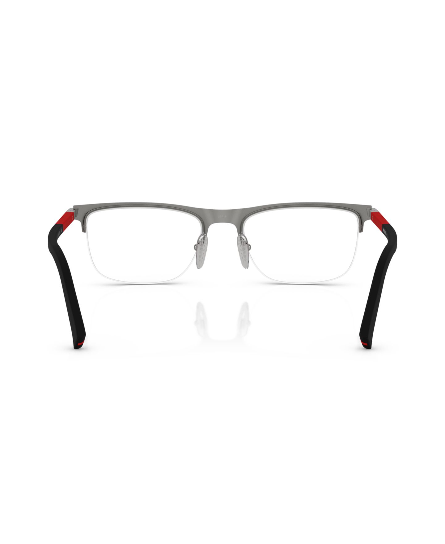Мужские очки PRADA LINEA ROSSA Man Pillow Metal PS 50RV Eyeglasses, цвет: Матовый чёрный — фото 8