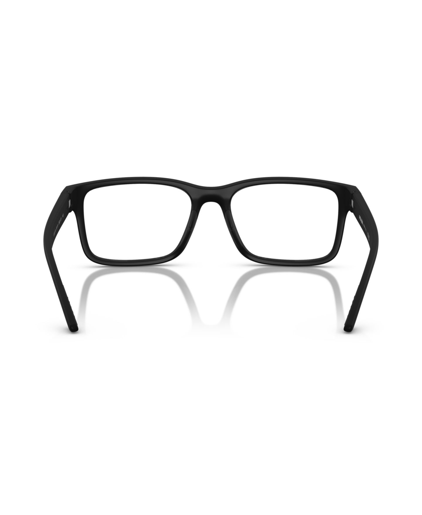 Мужские очки PRADA LINEA ROSSA Man Rectangle Plastic PS 01RV Eyeglasses, цвет: Чёрный каучуковый — фото 3
