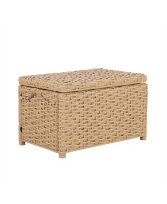 Jacob Handwoven Wicker Storage Trunk