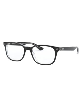 Unisex Square Plastic RB5375 Optics Eyeglasses