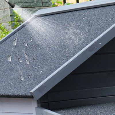 Streamdale Large Solid Wood Dog House with Terrace (44"x44"x44")