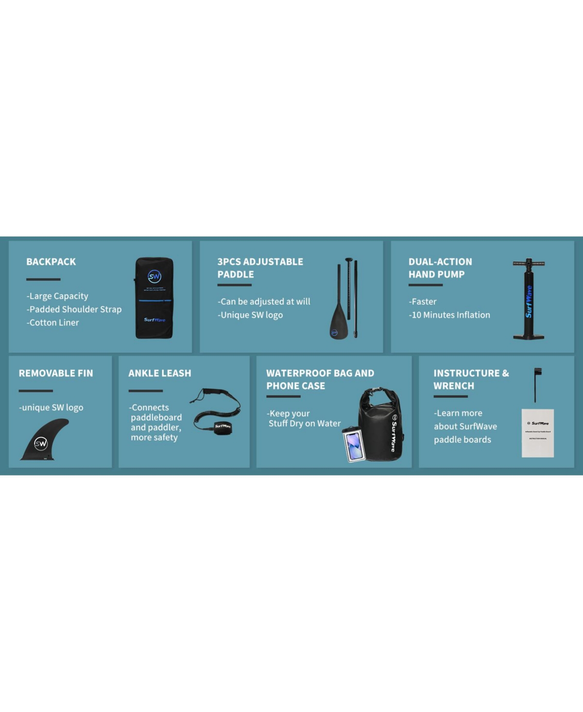 Streamdale Furniture Inflatable Stand Up Paddle Board 11'x34