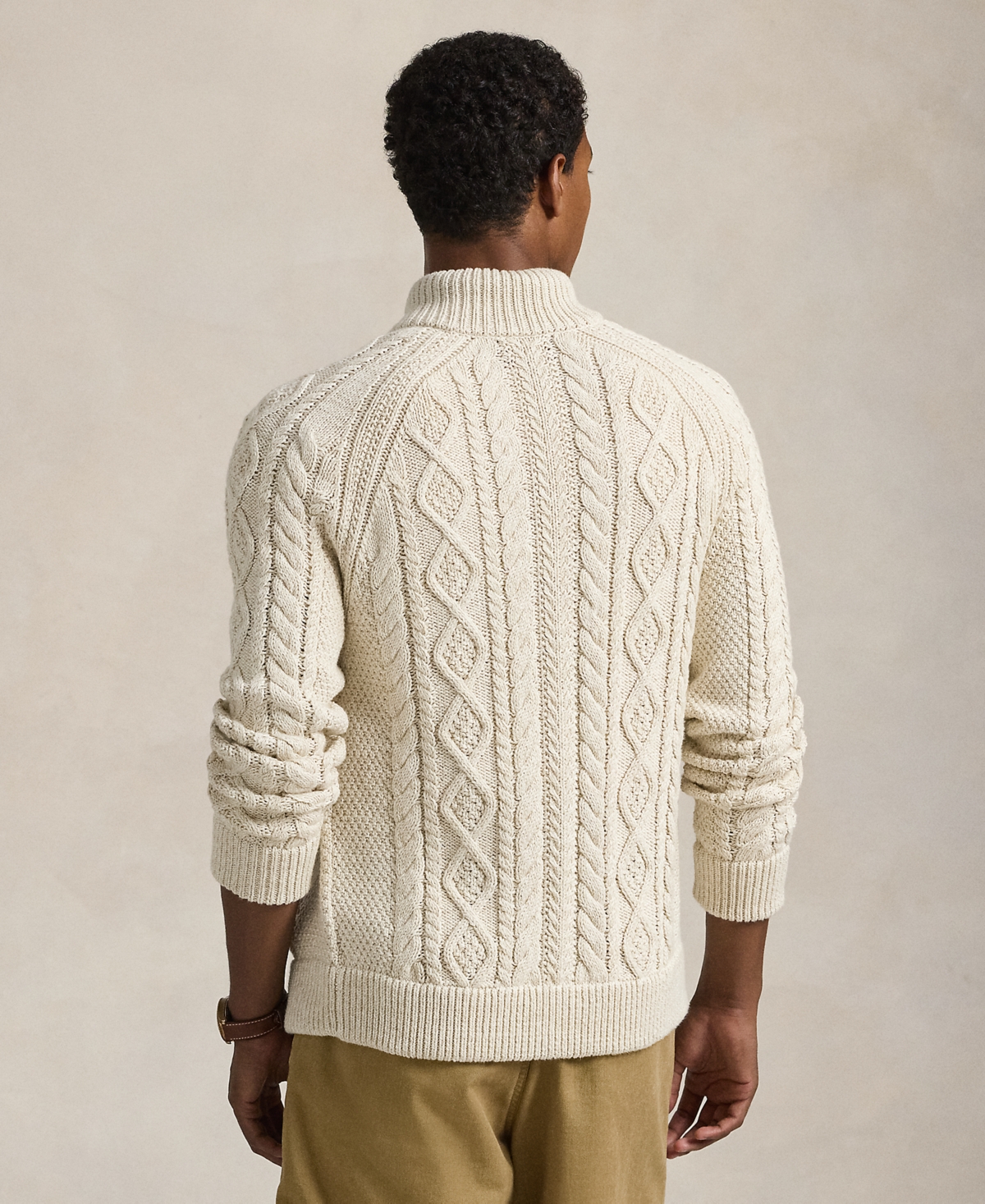 Polo Ralph Lauren Men's Cable-Knit Cotton Cardigan