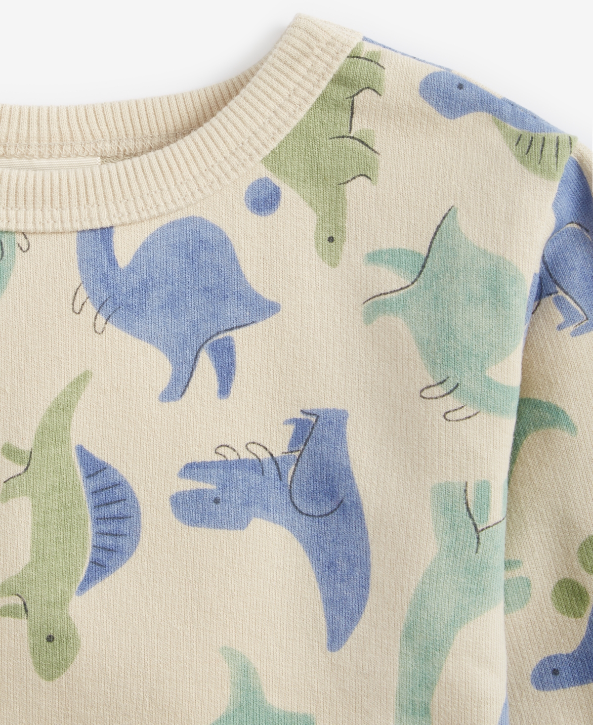 First Impressions Baby Boys Long-Sleeve French Terry Dino Group Sweatshirt, Exclusively at Macy's