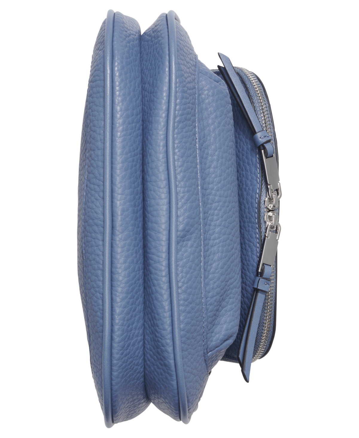 Calvin Klein Zulle Zip-around Crossbody With Signature Hang Off In Blue Multi