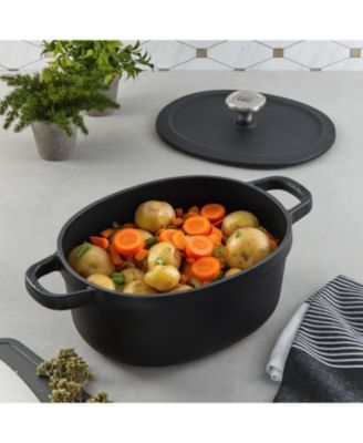 Leo Graphite 4pc Cast Iron Stockpot Set