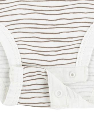 Baby Girls Crew Tee, Bodysuit and Pants, 3-Piece Set