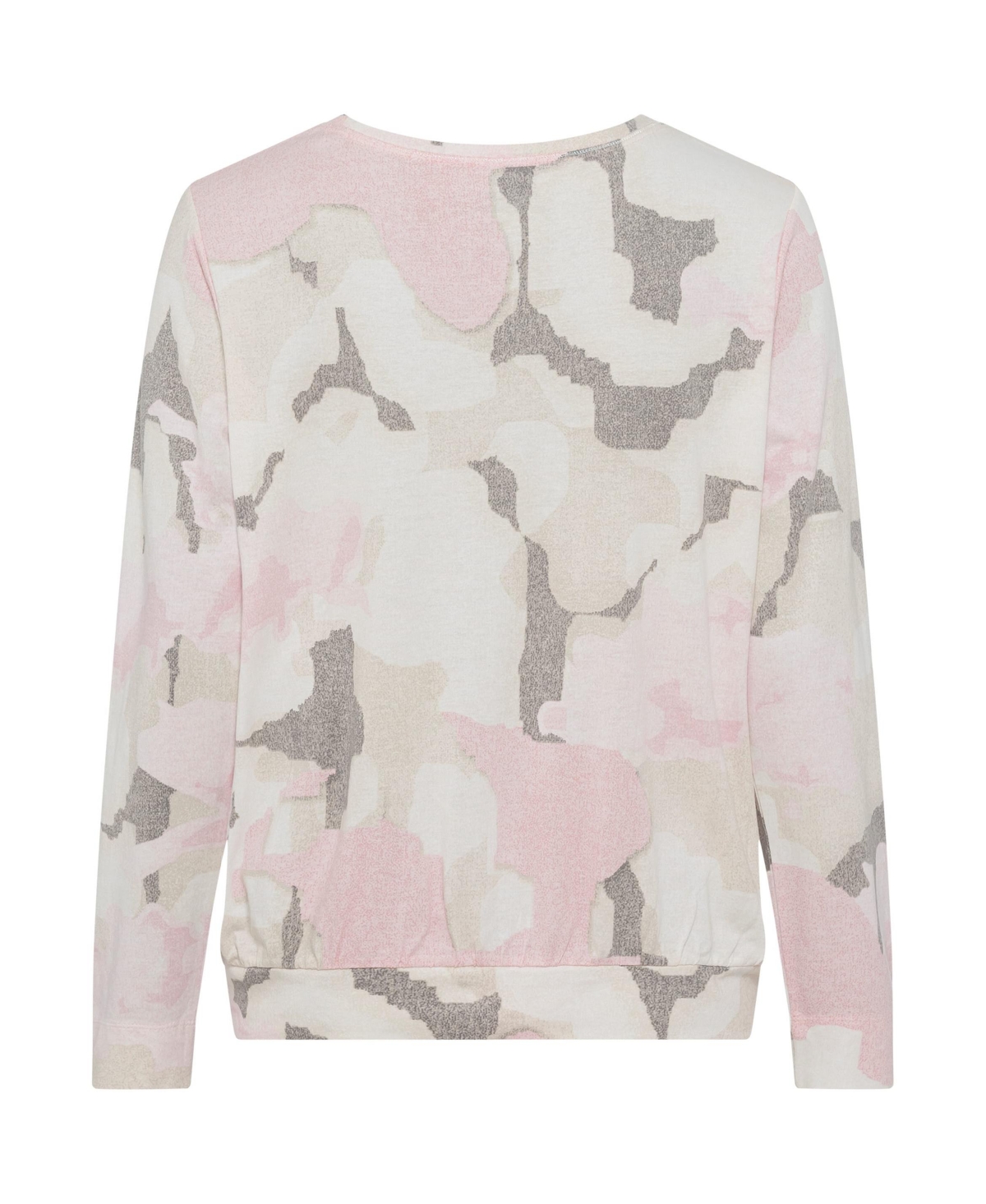 Olsen Women's Long Sleeve Pastel Camo T-Shirt