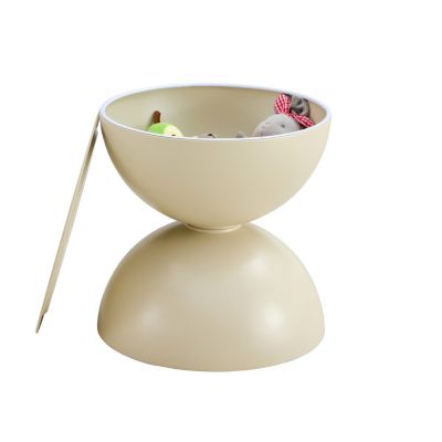 Round Coffee Table with Removable Table Top