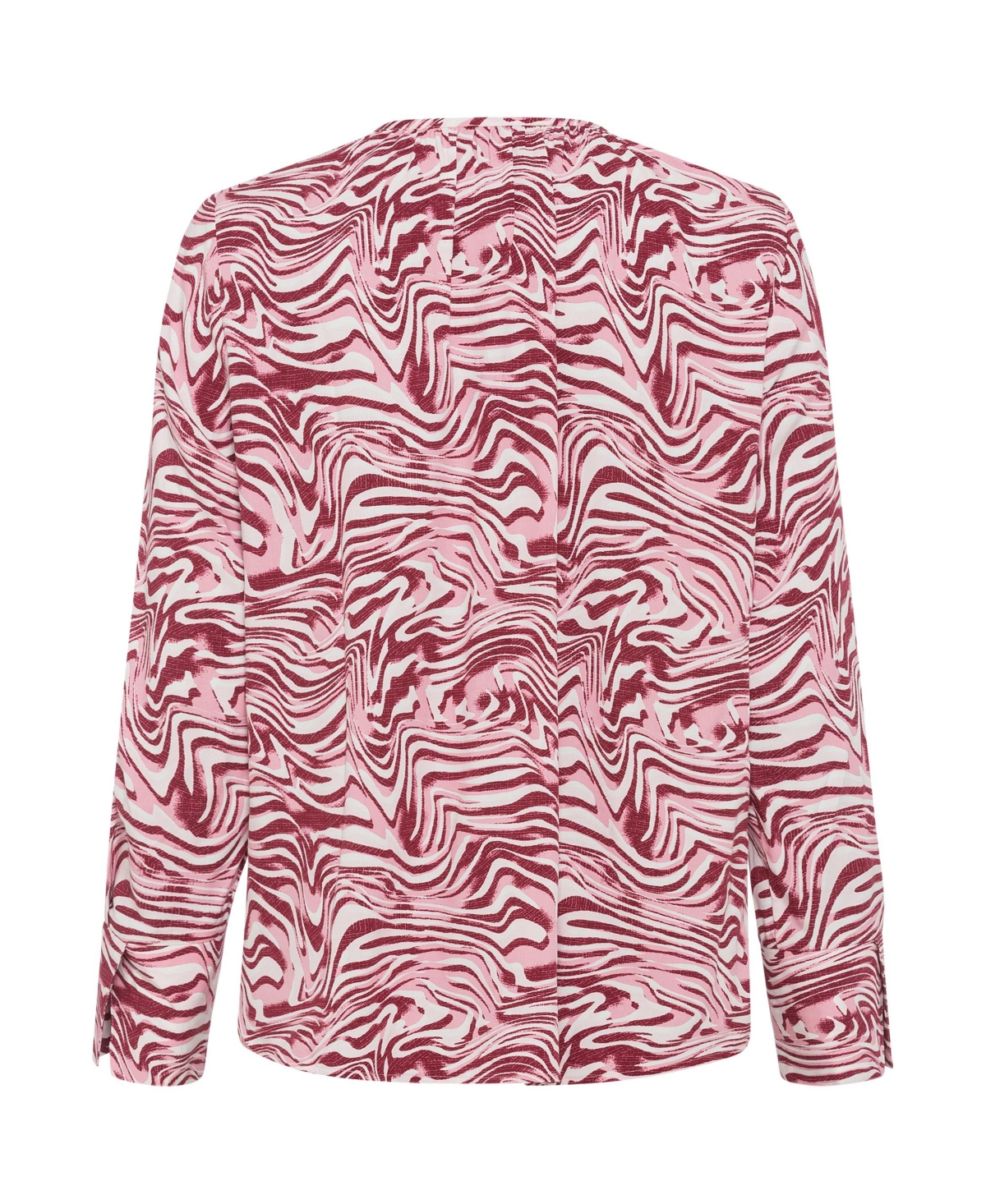 Olsen Women's Swirl Print Tunic Blouse