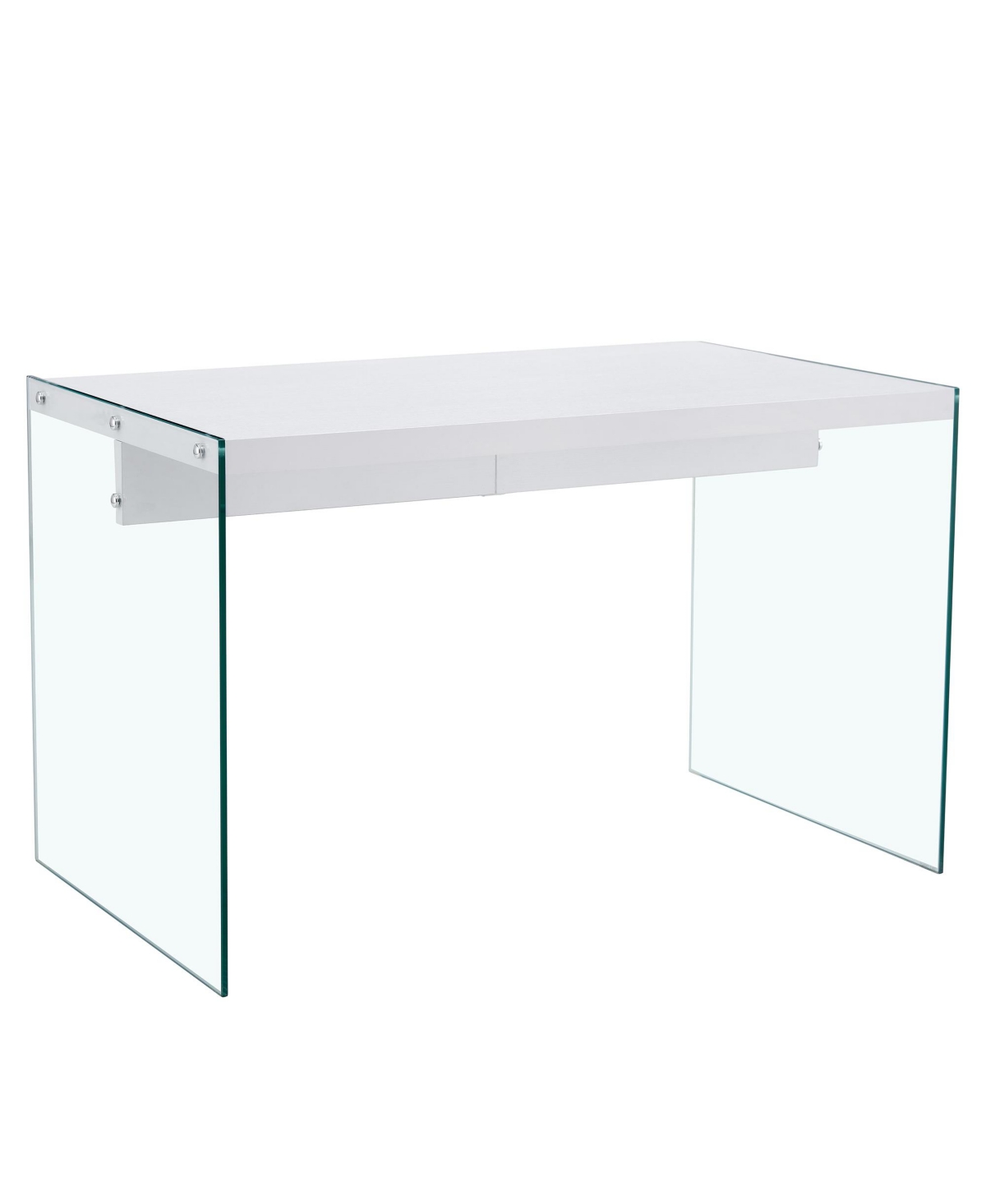 Streamdale Furniture The top of the coffee table is made of Mdf andstickers, and the sides are clear tempered glass. The design is simple and e