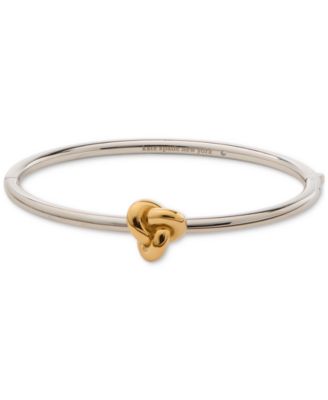 kate spade new york - Logo-Engraved Thin Bangle Bracelet