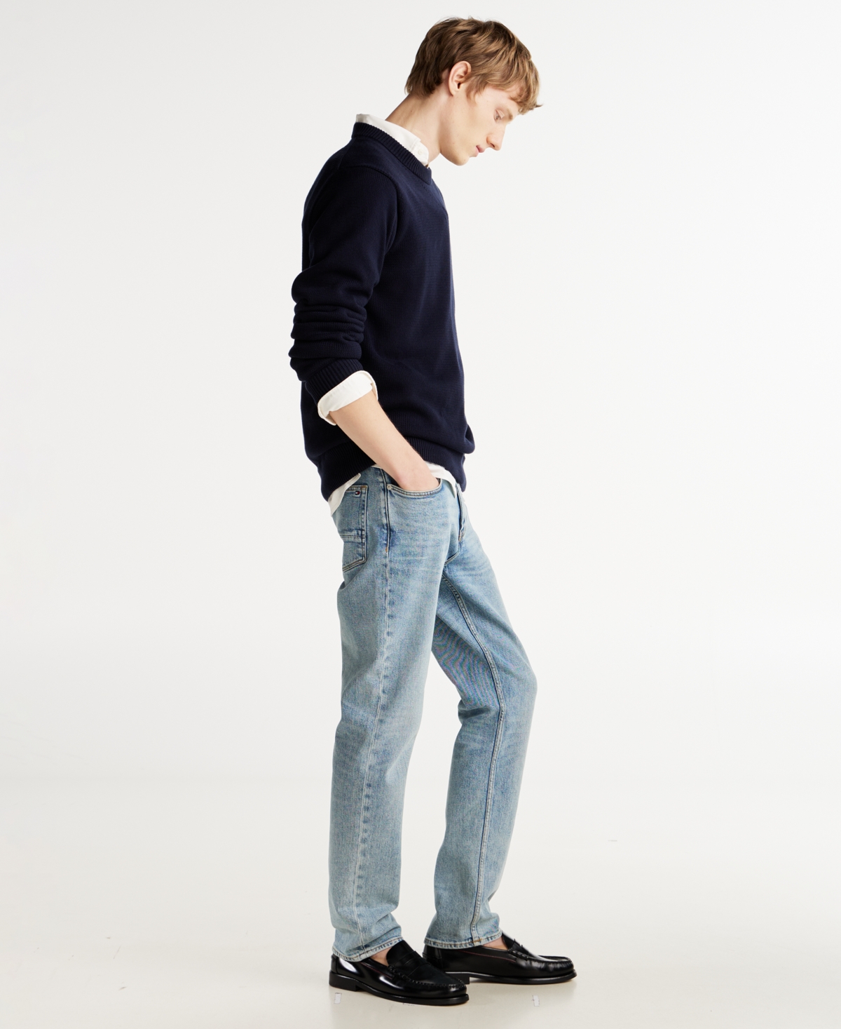 Tommy Hilfiger Men's Regular Fit Mercer Denim Jeans In Reef Indigo