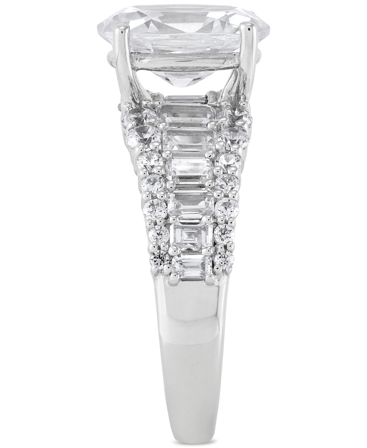Grown With Love Certified Lab Grown Oval Engagement Ring (4 Ct. T.w.) In 14k White Gold In White Gold