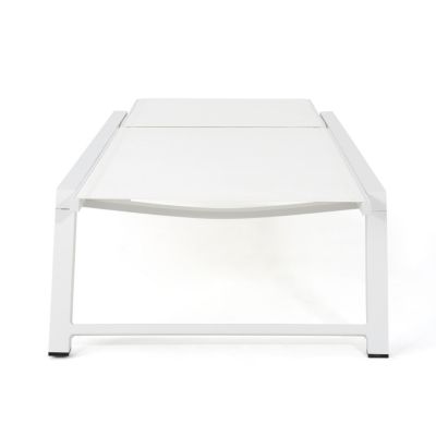 Streamdale Myers Adjustable Mesh Chaise Lounge For Poolside And Patio Comfort