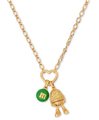 kate spade　m＆m's　ネックレス M&M X Kate Spade New York Gold-Tone M&M Statement Pendant Necklace