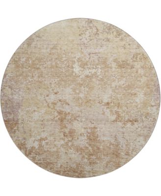 Bresca Washable BC6 8'x8' Round Area Rug
