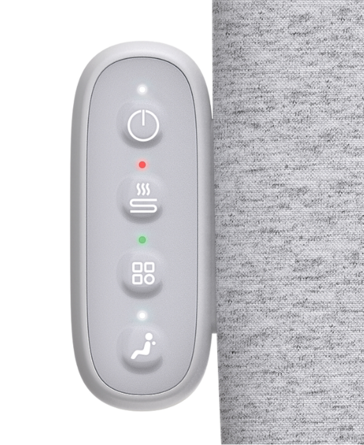 Homedics Slim Profile Modern Shiatsu Massage Cushion In Gray