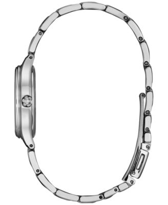 Eco-Drive Women's Disney Mickey Mouse Friends Stainless Steel Bracelet Watch 29mm